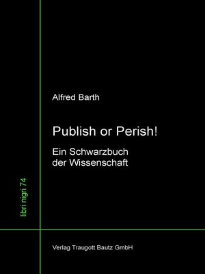 cover image of Publish or Perish!
